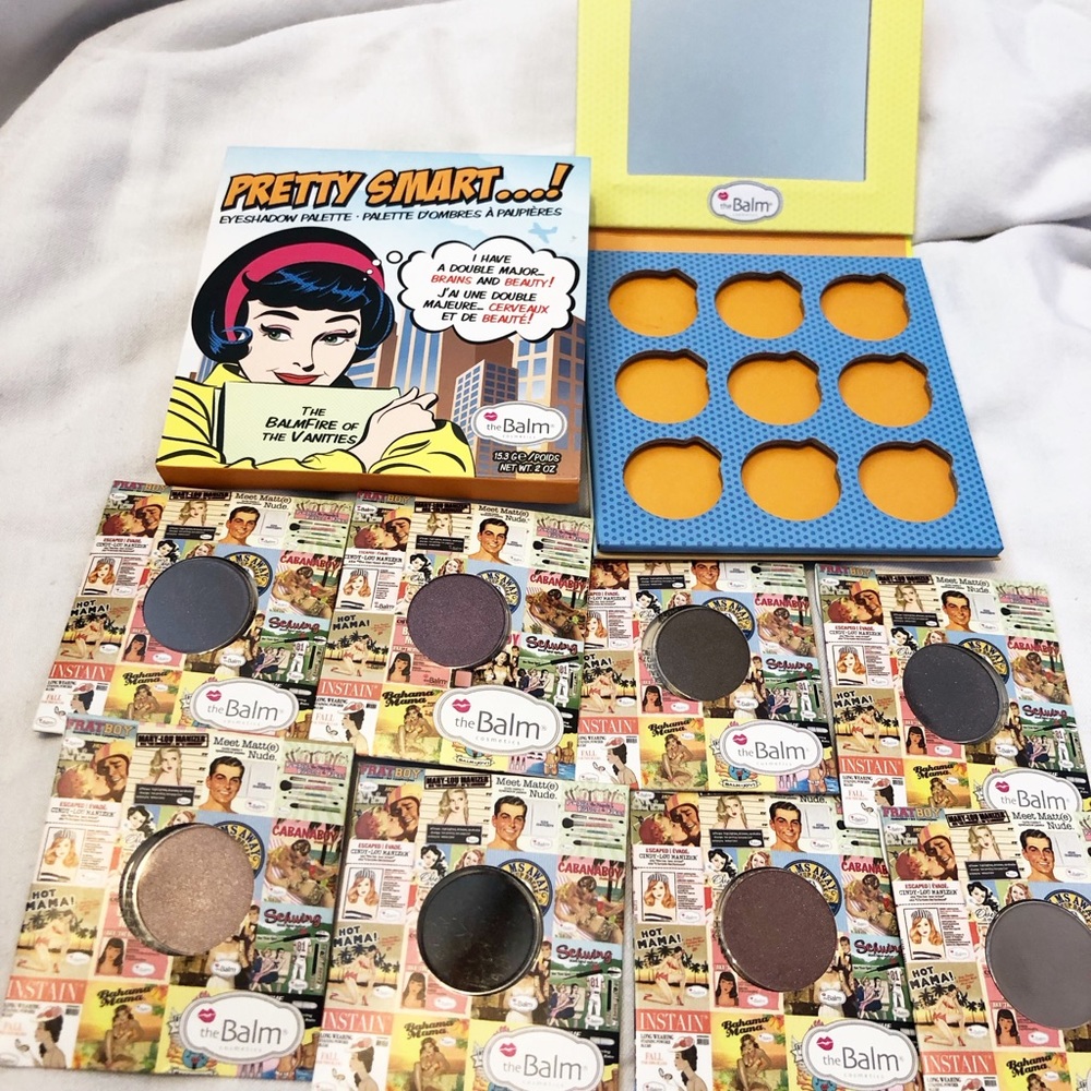 TheBalm Pretty Smart Palette with 8 eyeshadows NEW